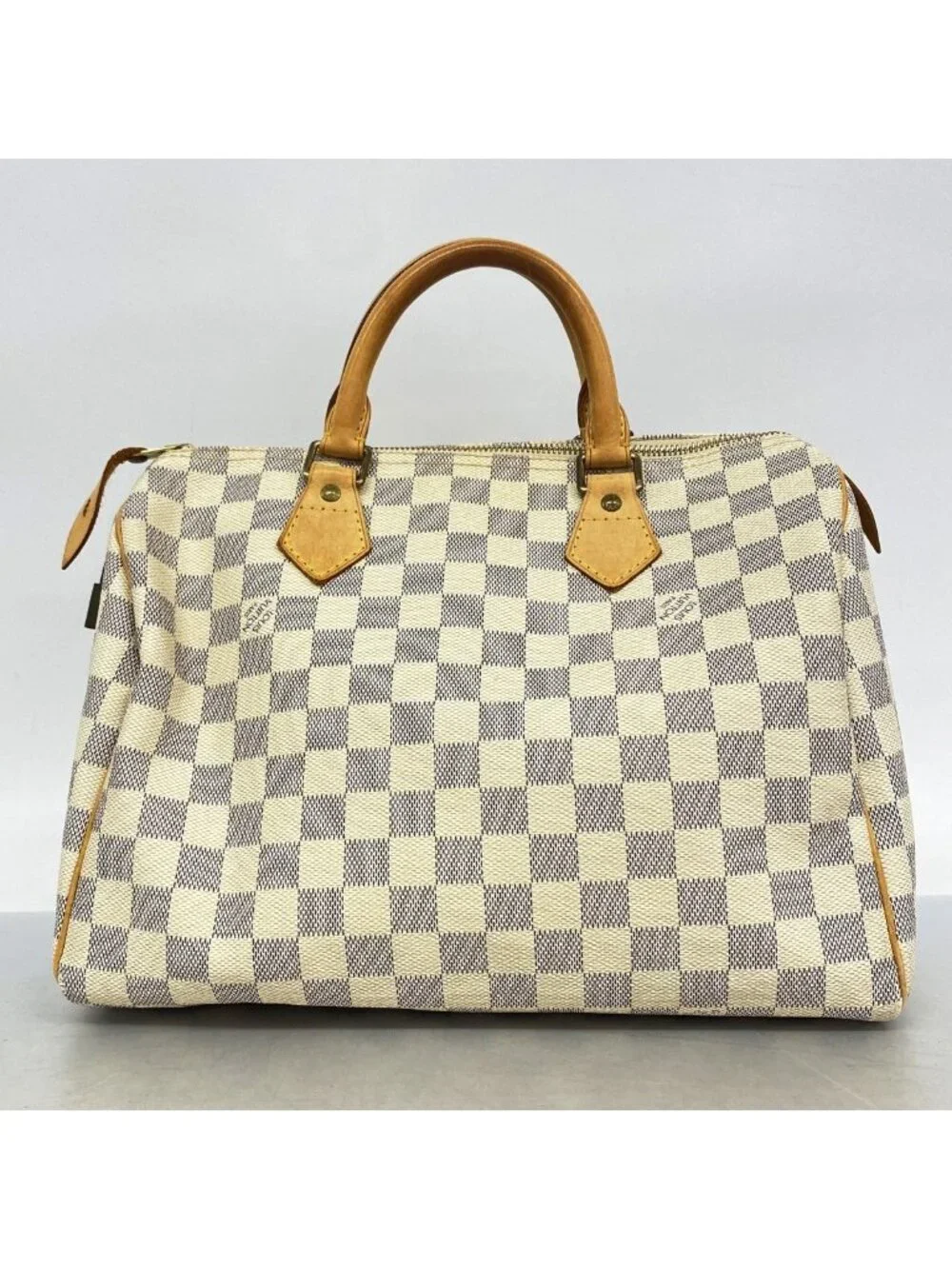 Louis Vuitton Handbag Damier Azur Speedy 30 White